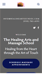 Mobile Screenshot of healingartsschool.com